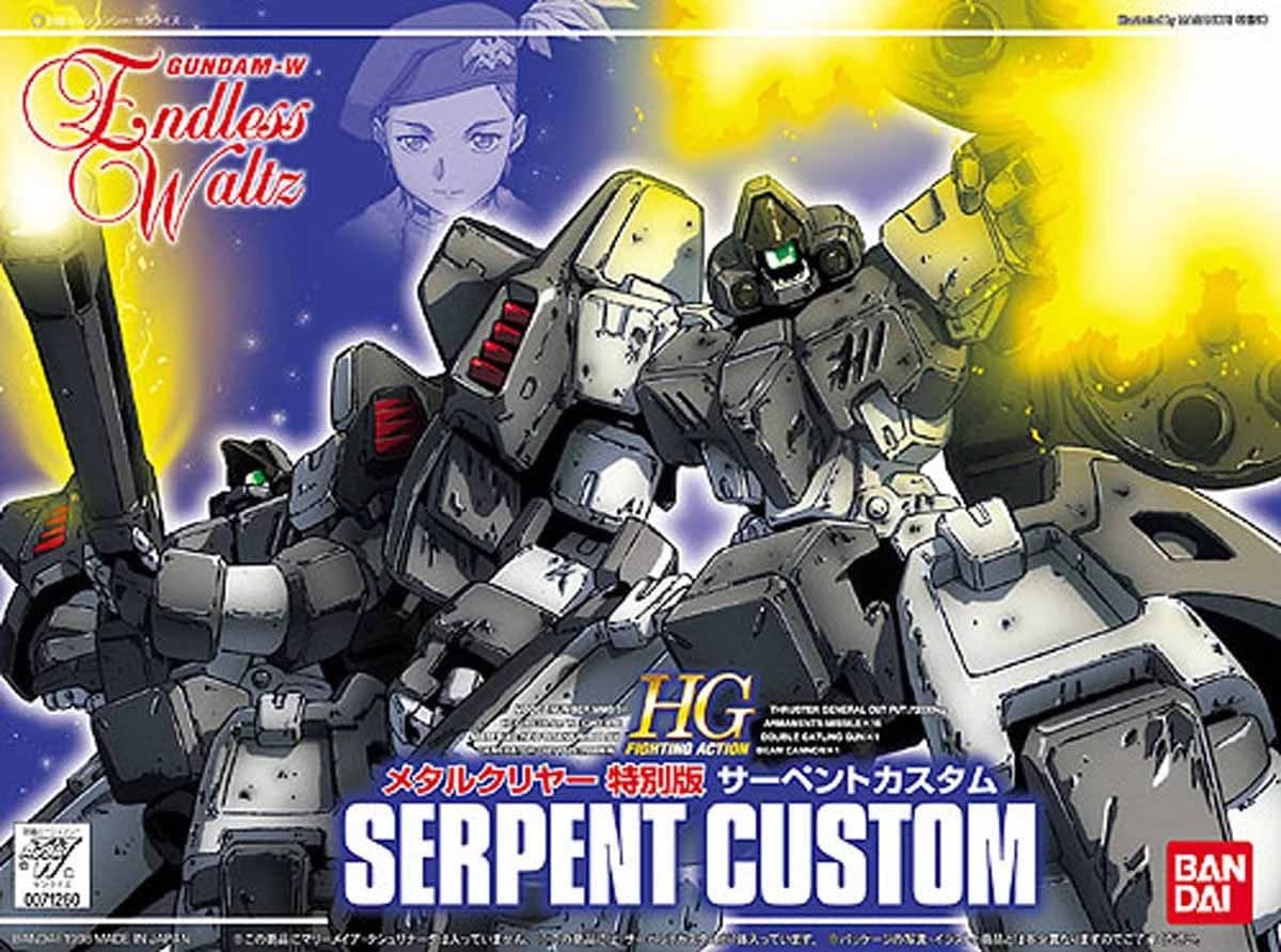 HG 1/144 MMS-01 Serpent Custom (Metal Clear Special Edition)