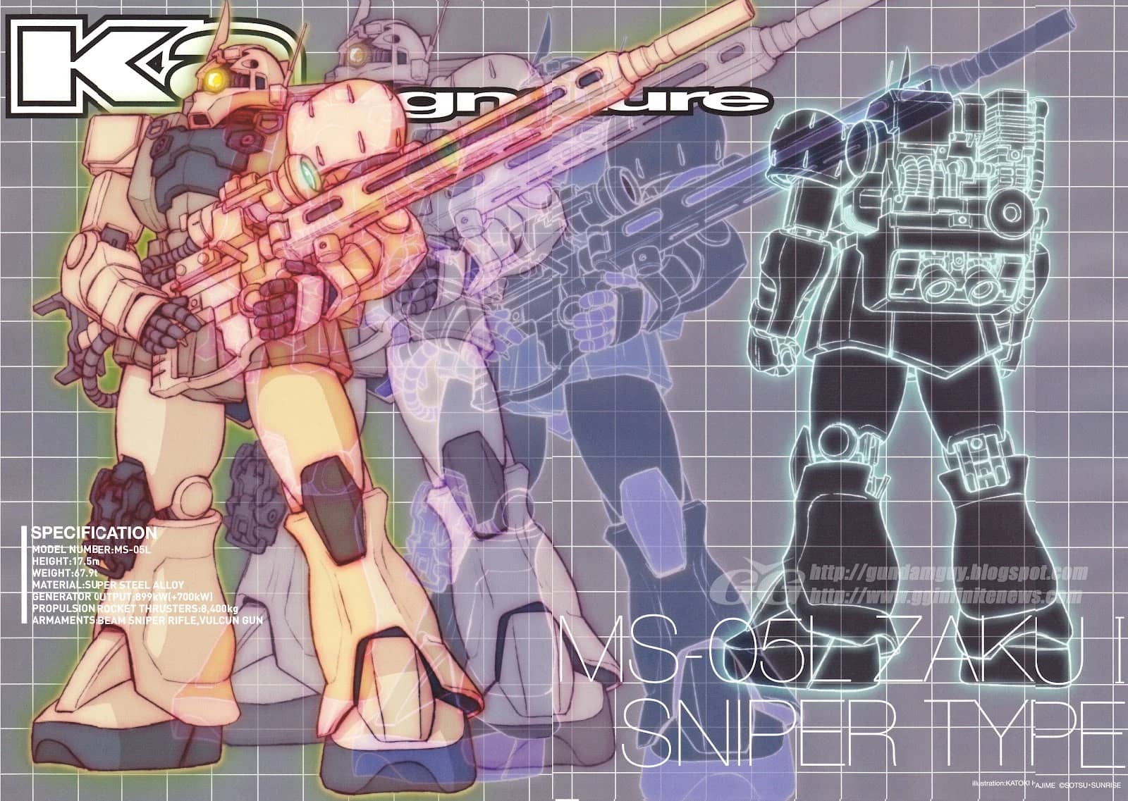 Robot Spirits (Ka signature) <SIDE MS> MS-05L Zaku I Sniper Type