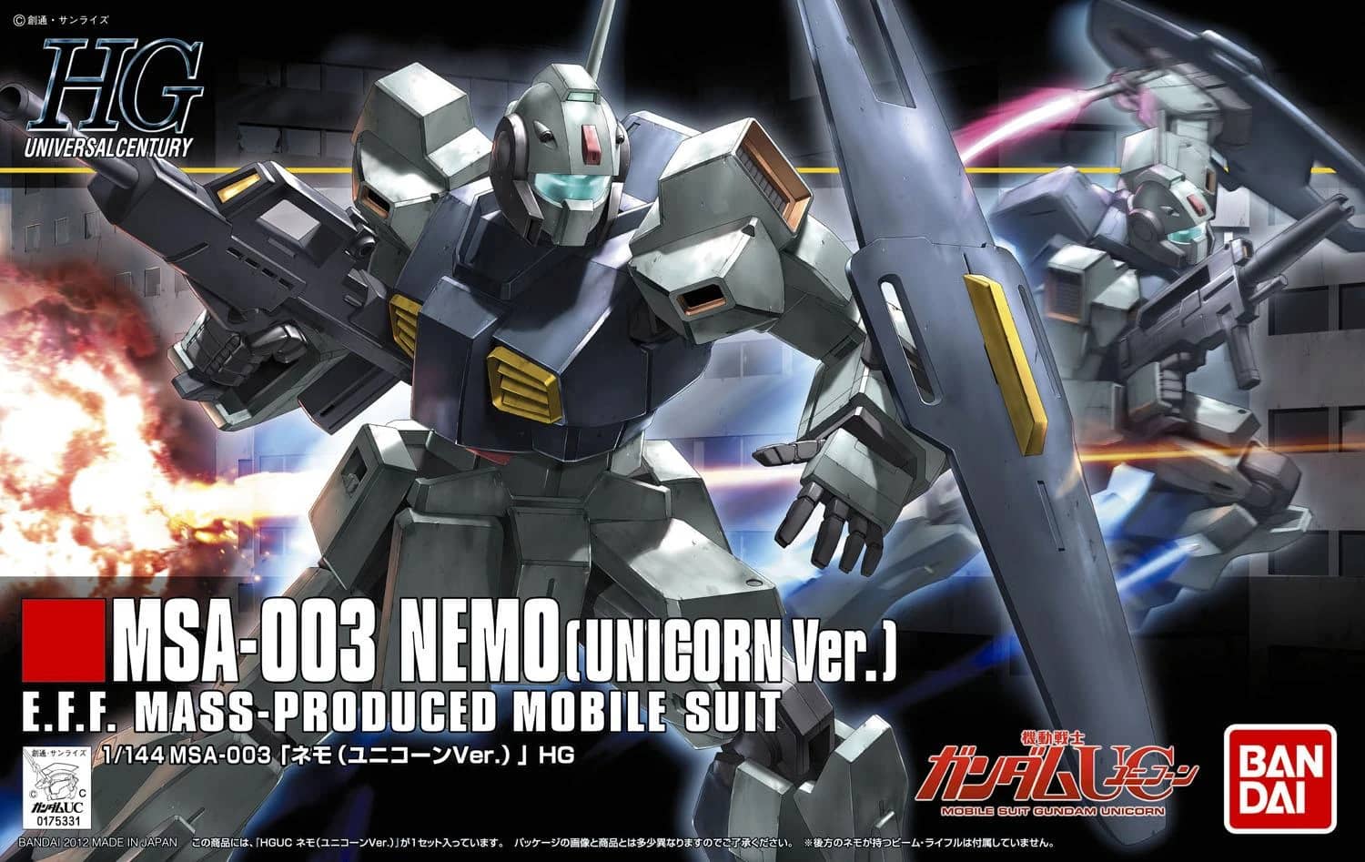 HGUC 1/144 MSA-003 Nemo (Unicorn Ver.)