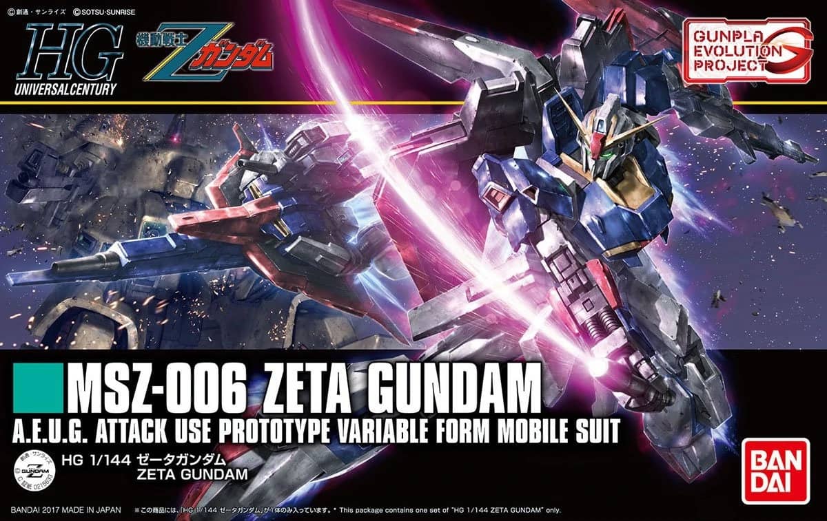 HGUC 1/144 MSZ-006 Zeta Gundam (Gunpla Evolution Project)