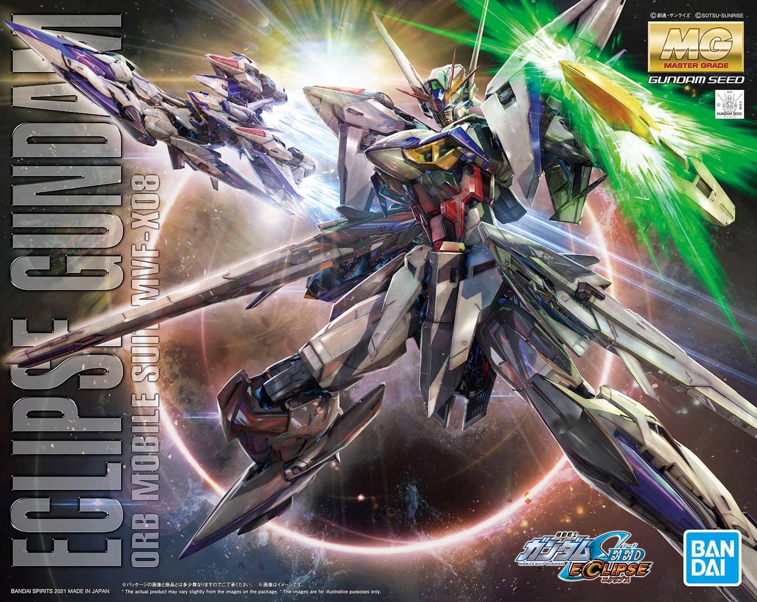 MG 1/100 Eclipse Gundam + Raijin Striker