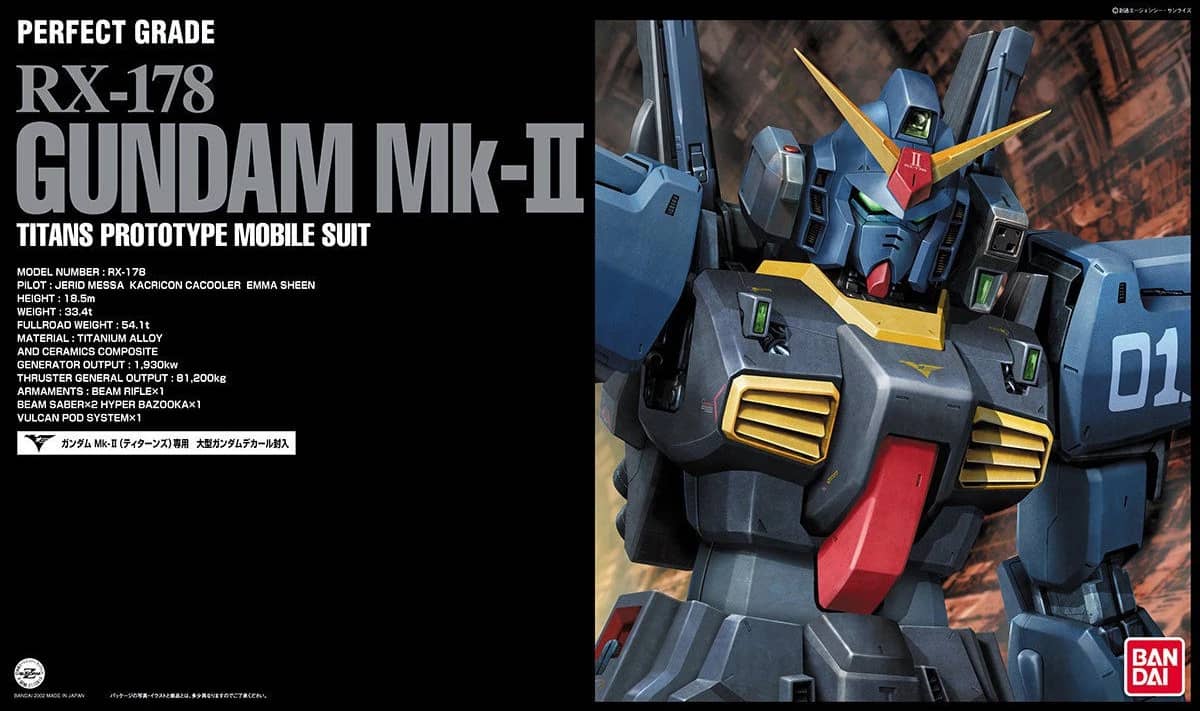 PG 1/60 RX-178 Gundam Mk-II (Titans)