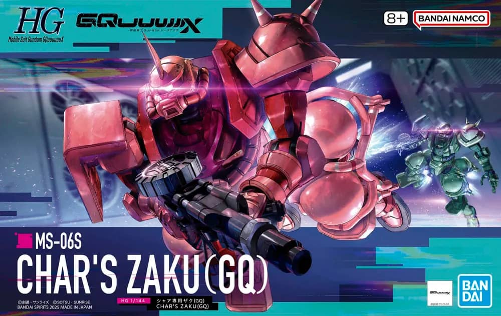 HGGQ MS-06S Char's Zaku (GQ)