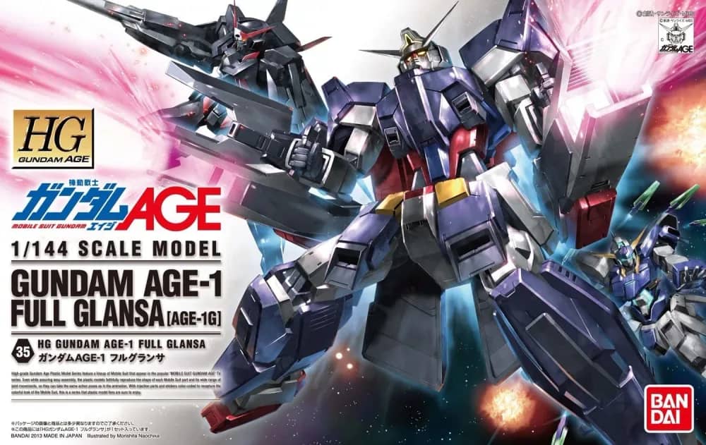 HGAGE AGE-1G Gundam AGE-1 Full Glansa