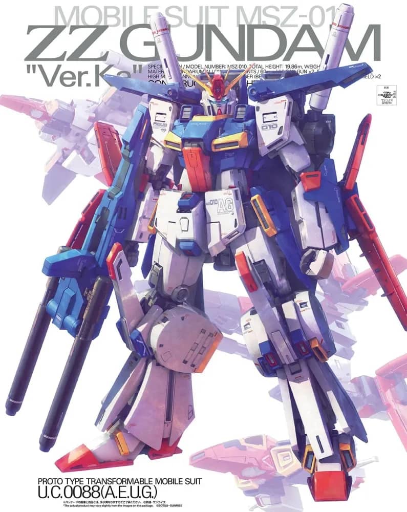 MG 1/100 MSZ-010S Enhanced ZZ Gundam Ver.Ka