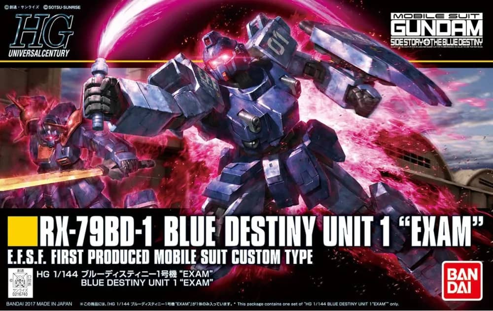 HGUC RX-79BD-1 Blue Destiny Unit 1 (2017)