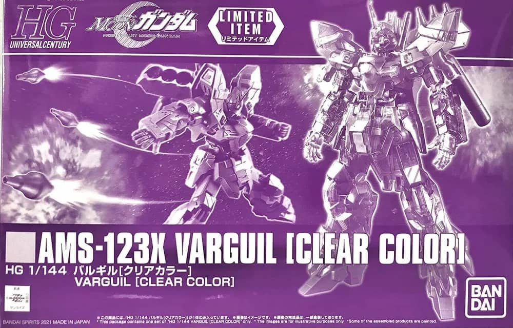 HGUC 1/144 AMS-123X Varguil [Clear Color]