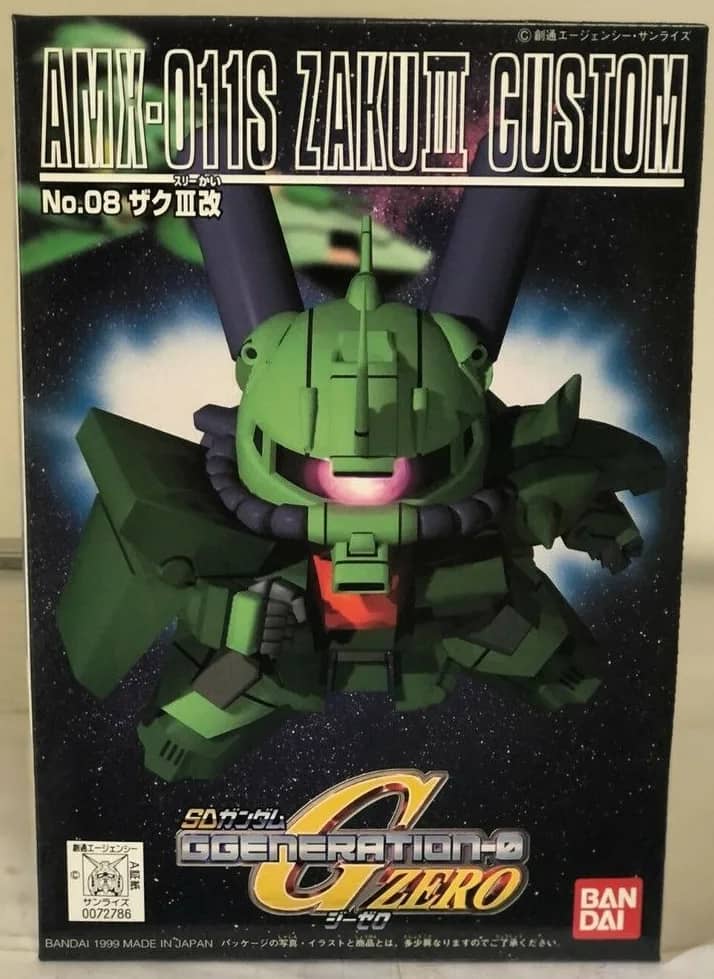 SD Gundam G Generation-0 #08 AMX-011S Zaku III Custom
