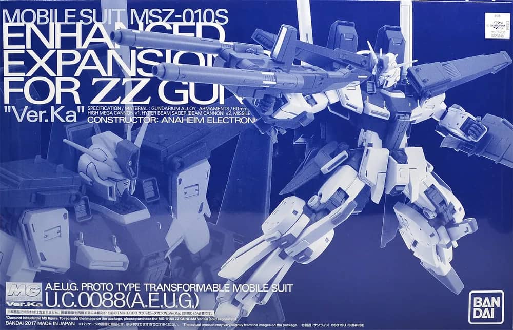 MG 1/100 Enhanced ZZ Gundam Ver.Ka Expansion Parts