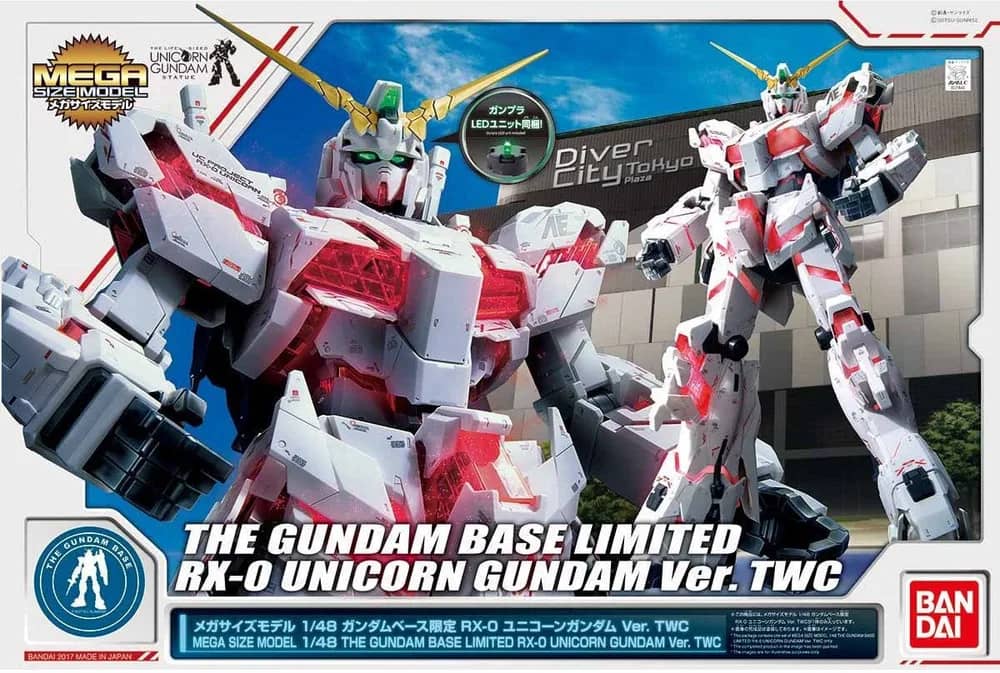MSM The Gundam Base Limited RX-0 Unicorn Gundam Ver.TWC