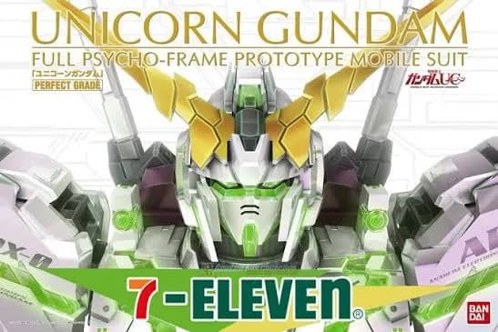 PG RX-0 Unicorn Gundam (7-Eleven Color Ver.)