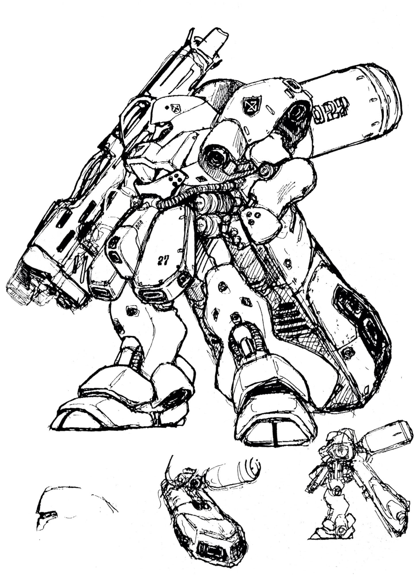 AMS-119F Sturm Doga — Prototype Mobile Suit (GEARA DOGA Variations)