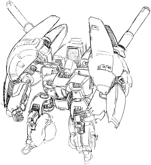 AMX-011 Gaza-G — Transformable Mobile Suit (Gundam Wars Series)