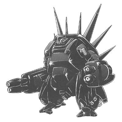 Bala Tortuga — Custom Heavy Support Mobile Suit (Mobile Suit Crossbone Gundam: Steel 7)