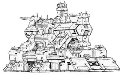 Bandaal — Heavy Assault Ground Mobile Fortress (Fly, Garrod!)