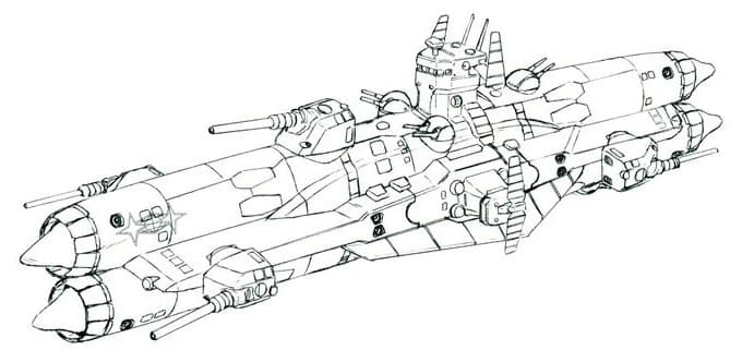Barracuda — Gunboat (Mobile Suit Gundam: The Origin)