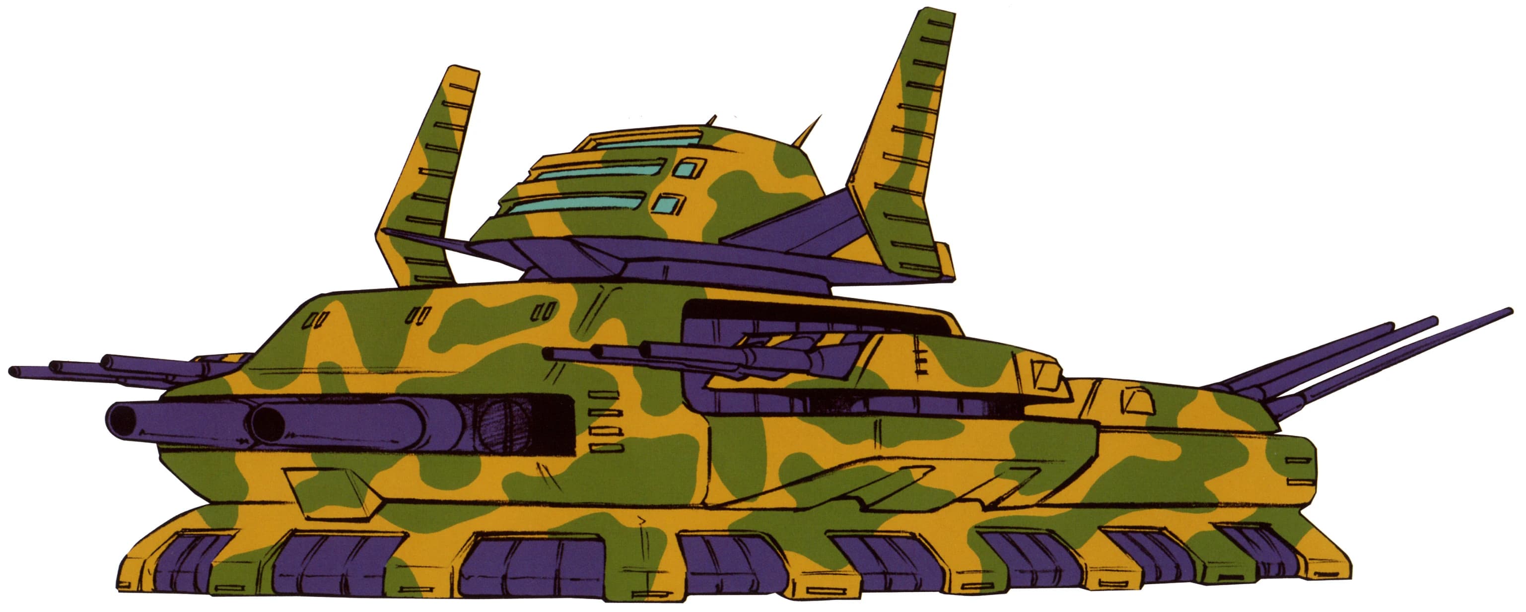 Big Tray-class — Mass Production Commander-use General-Purpose Ground Battleship (Mobile Suit Gundam - Burning Pursuit)