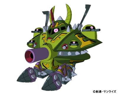 Big Zam — Transformable Heavy Assault Mobile Armor (SD Gundam)