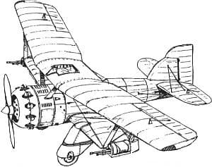 Bull-One — Fighter-Bomber Aircraft (∀ Gundam (Manga 2))
