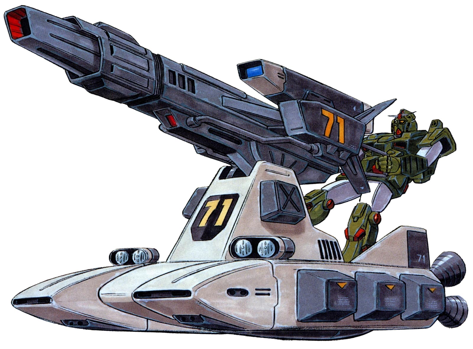 Burstliner — Anti-ship Mobile Gun Emplacement Space Mobile Weapon (MS-X)