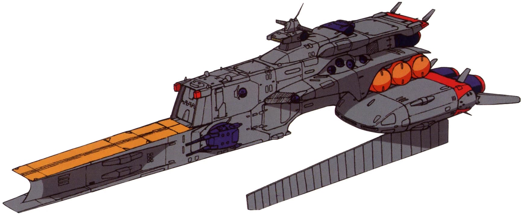 Clop-class — Mass Production Space Light Cruiser (Mobile Suit Gundam: Char's Counterattack)