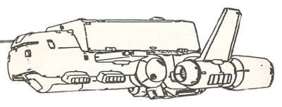 Colony Corporation Ship — Civilian-use Space Escort Ship (Mobile Suit Gundam 0083: The Afterglow of Zeon)