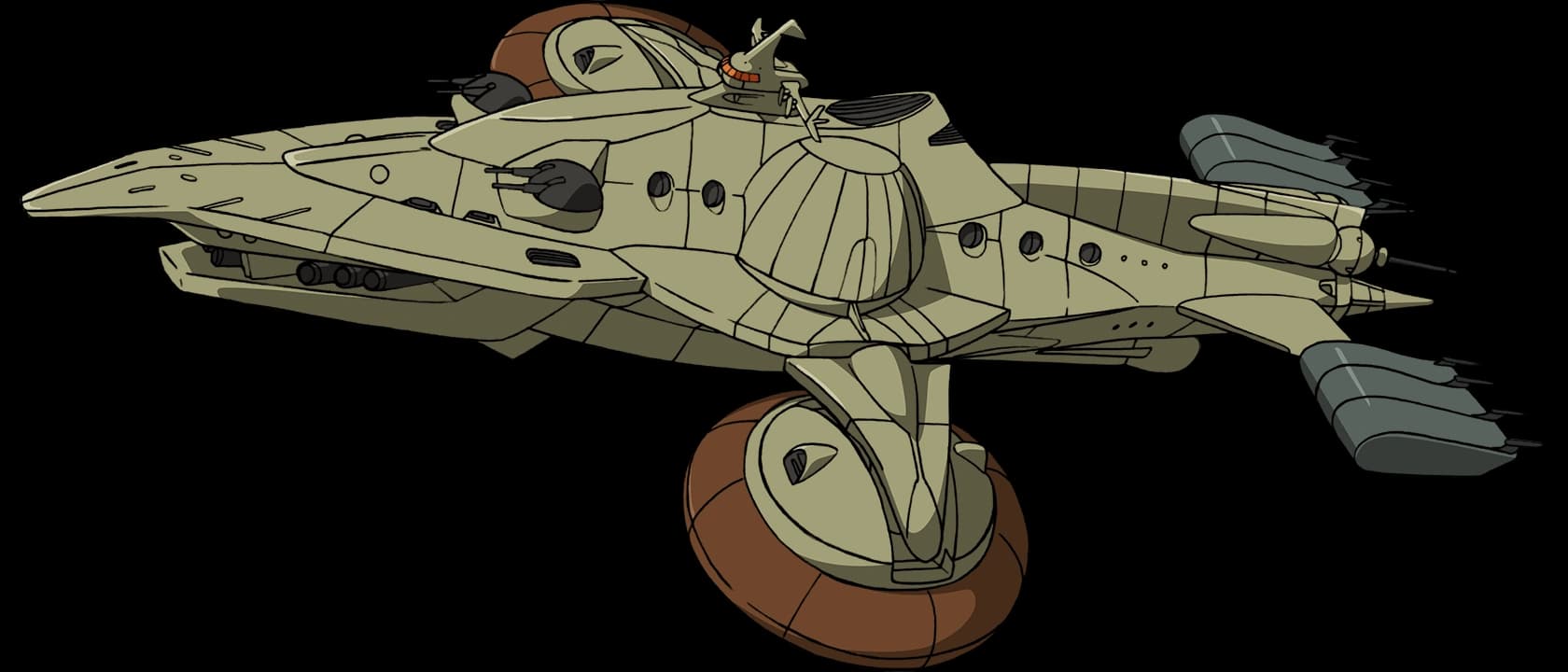 Crocodile-class — Assault Carrier (Reconguista in G the Movie Ⅱ Bellri’s Fierce Charge)