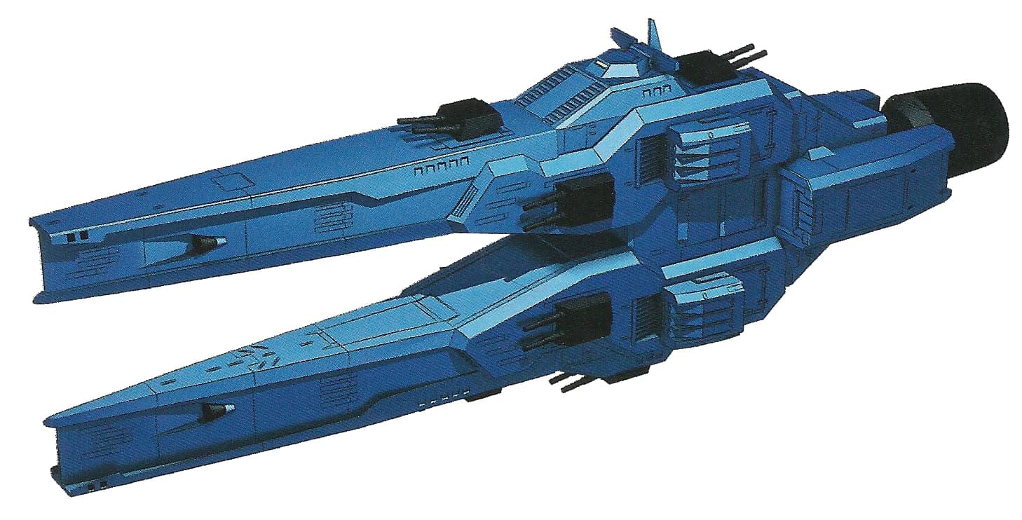 Darwin-class — Mass Production Space Battleship (Mobile Suit Gundam AGE First Evolution)