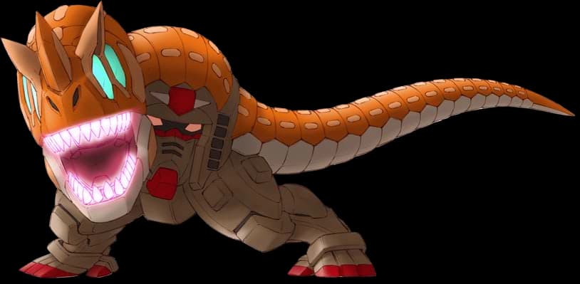 Dino Gundam — Unmanned Mobile Suit (Fusion Clashes: Gundam Battle-Rave)