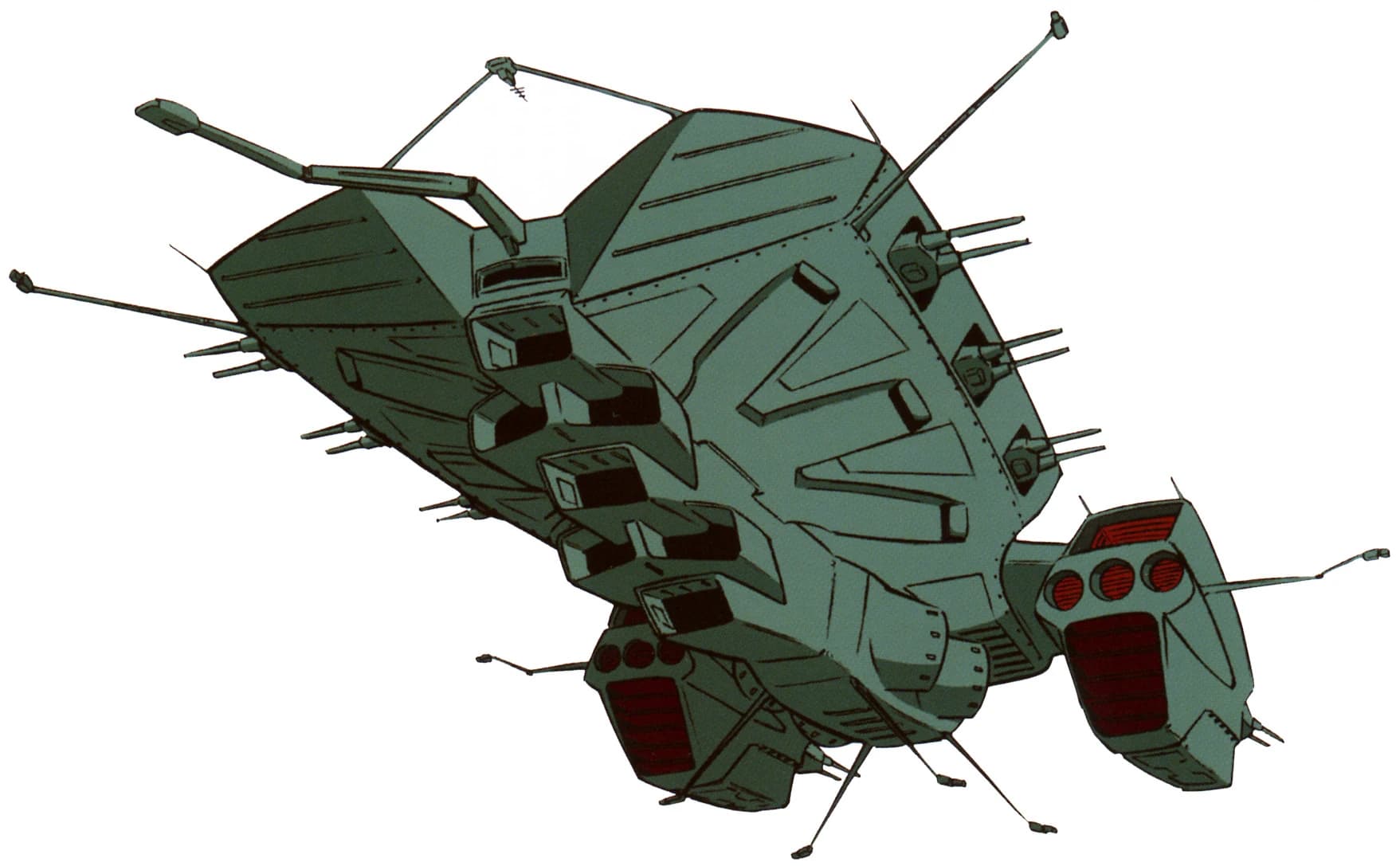 Dolos-class — Limited Production Heavy Space Mother-ship (Mobile Suit Gundam novelization)