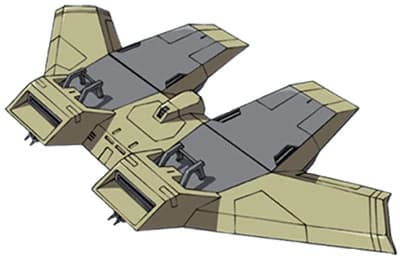 Doubey — Mass Production Sub-Flight System (Reconguista in G the Movie I Go! Core Fighter)