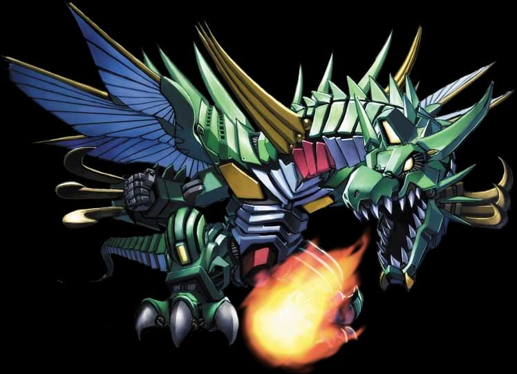 Draggun Vert — Unmanned Mobile Suit (Fusion Clashes: Gundam Battle-Rave)