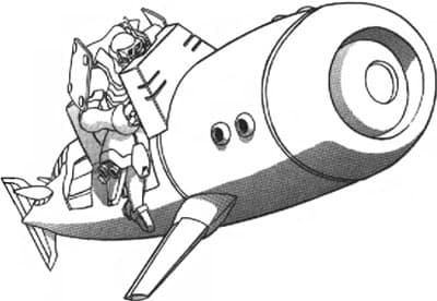 EMA-01 Acusirio — Mobile Armor (Mobile Suit Crossbone Gundam)