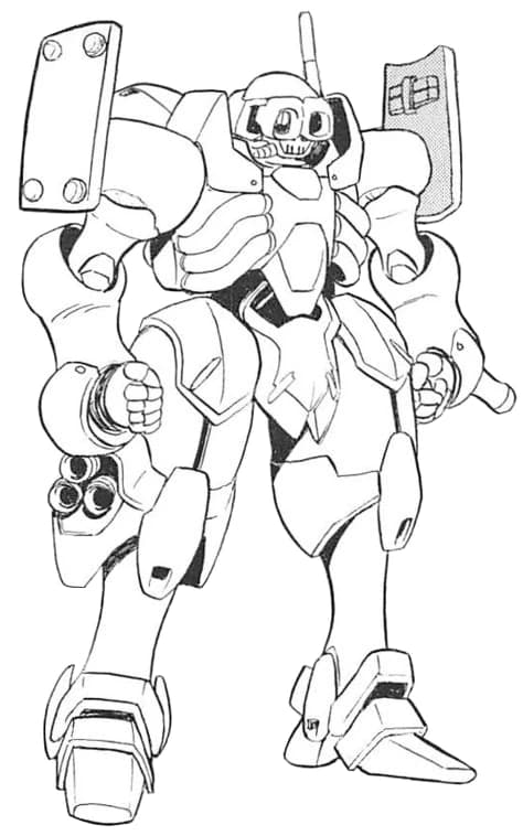 EMS-06 Batalla — Mass Production Space Mobile Suit (Mobile Suit Crossbone Gundam)