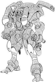 EMS-06-P Arana Batalla — Mass Production Space Mobile Suit (Mobile Suit Crossbone Gundam: Skull Heart)