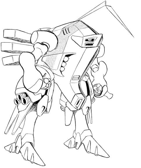 EMS-10 Pez Batalla — Mass Production Anti-Ship Mobile Suit (Mobile Suit Crossbone Gundam: Skull Heart)