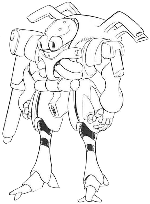 EMS-12 Arana — Mass Production Space Mobile Suit (Mobile Suit Crossbone Gundam: Skull Heart)