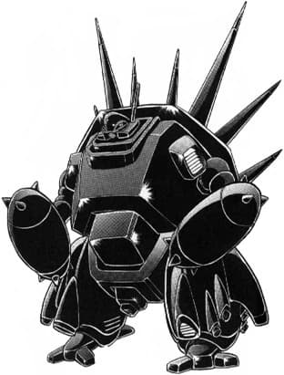 EMS-VSX3 Tortuga — Prototype Heavy Support Mobile Suit (Mobile Suit Crossbone Gundam)