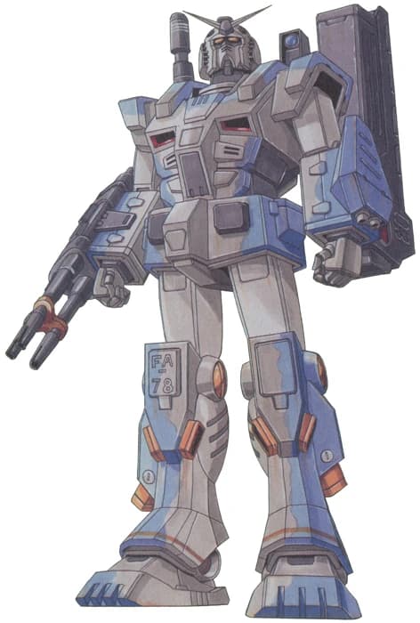 FA-78-1B Full Armor Gundam (Type B) — Prototype Mid-Range Bombardment Mobile Suit (Mobile Suit Gundam Bandiera)