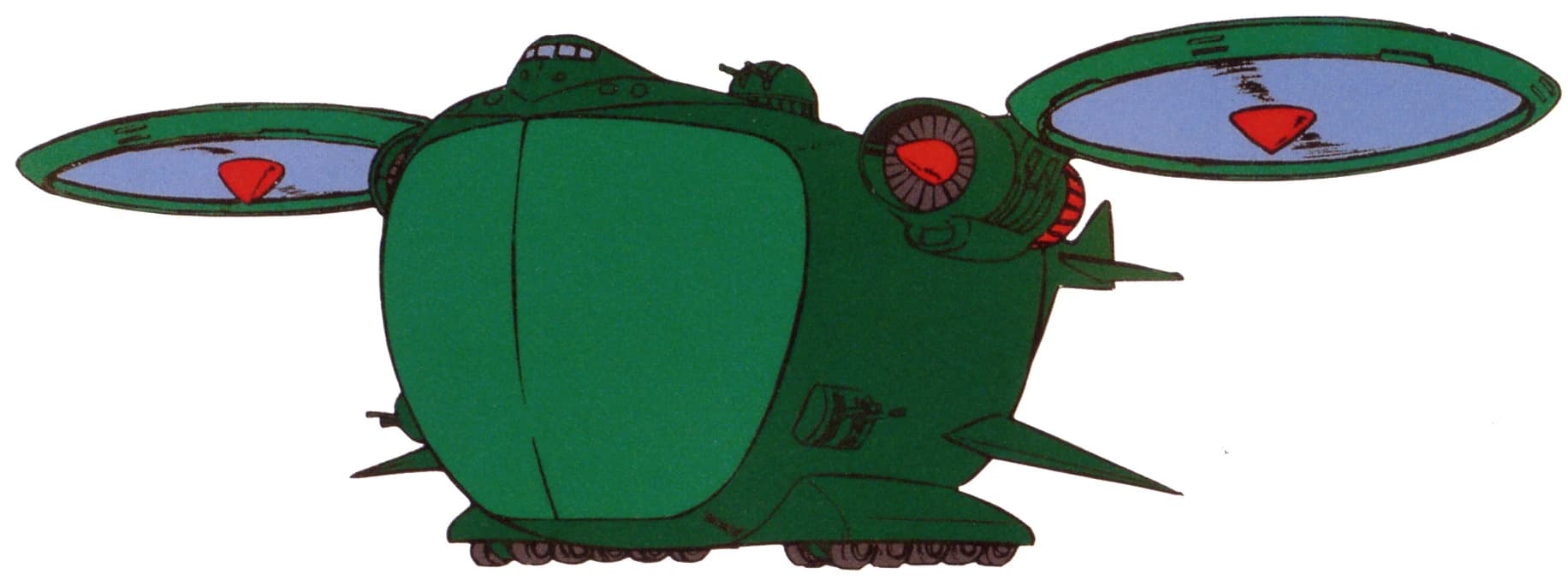 Fat Uncle — Mass Production Aerial Transport Vehicle (Mobile Suit Gundam 0080: War in the Pocket (Hiroyuki Tamakoshi Manga))