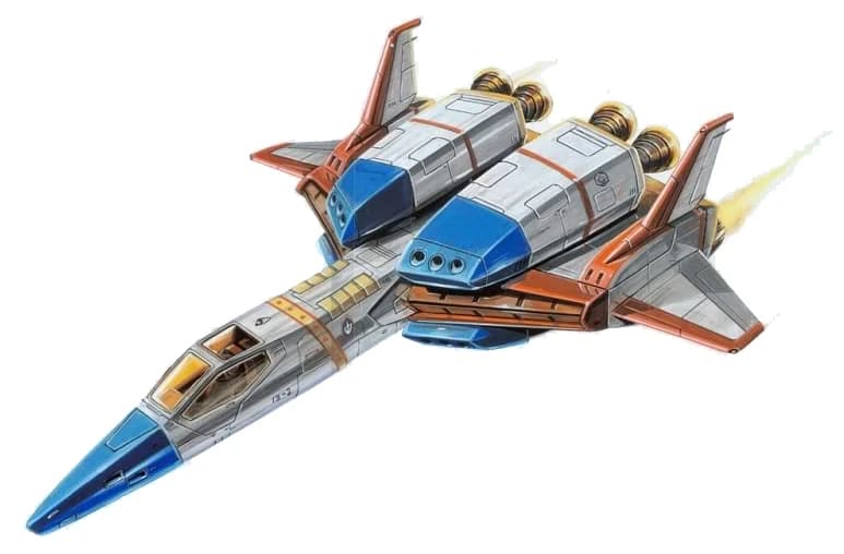 FF-S3 Saberfish — Mass Production Support Space Craft (Mobile Suit Gundam Char's Return)
