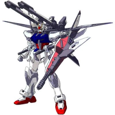 GAT-X105+P202QX Strike Gundam IWSP — Prototype Integrated Weapons System Mobile Suit (Mobile Suit Gundam SEED MSV)