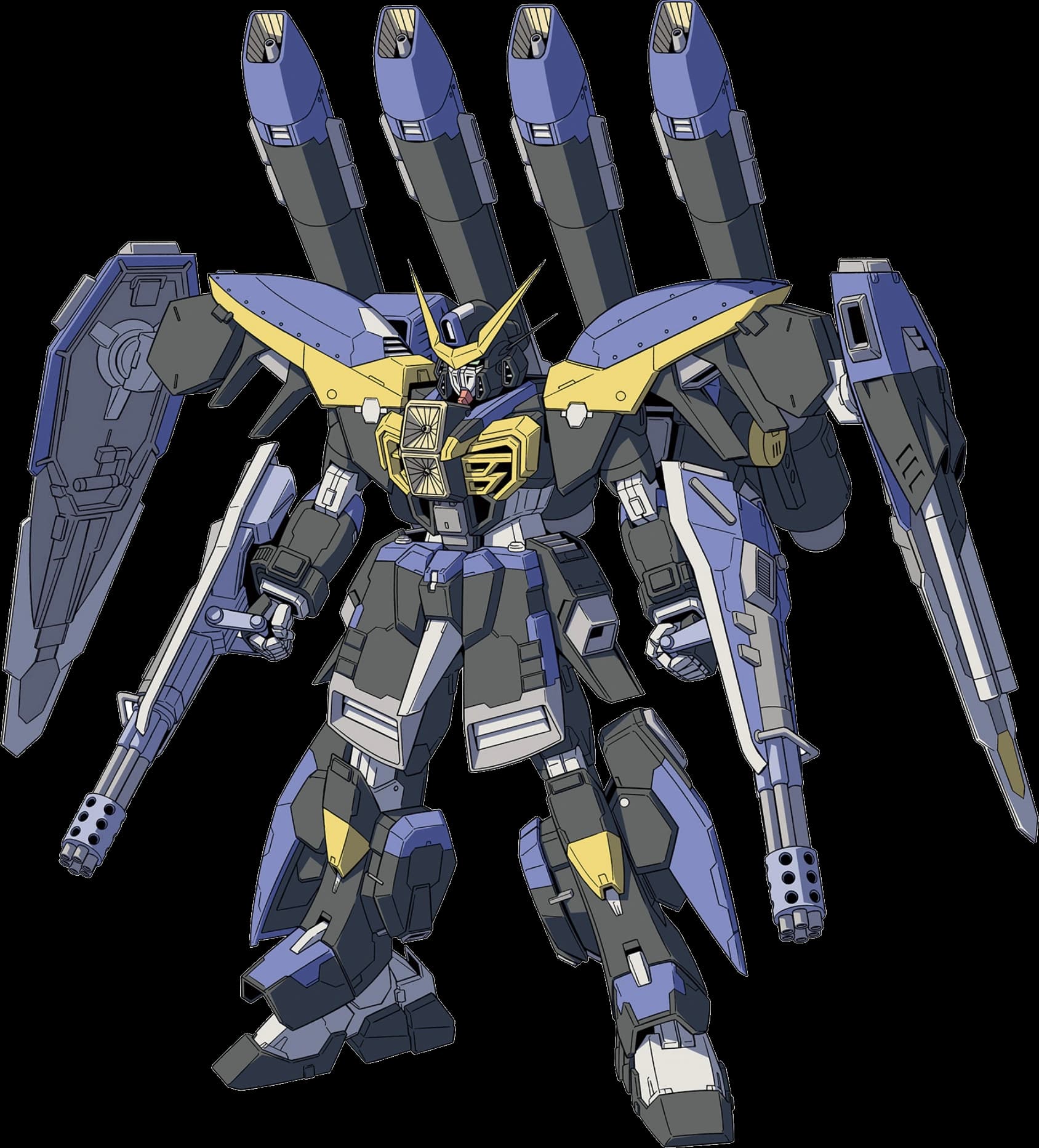 GAT-X131B Blau Calamity Gundam — Prototype Heavy Artillery Mobile Suit (Mobile Suit Gundam SEED Destiny Astray R)