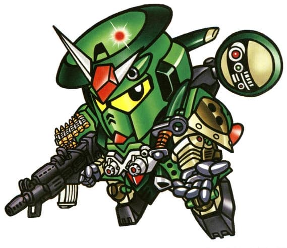 GBG-090 Green Beret Gundam — Reconnaissance Ground Mobile Suit (SD Gundam)