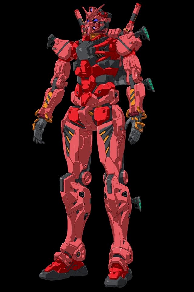 gMS-α Red Gundam — Custom Newtype-use Close Quarters Combat Mobile Suit (Mobile Suit Gundam GQuuuuuuX -Beginning-)