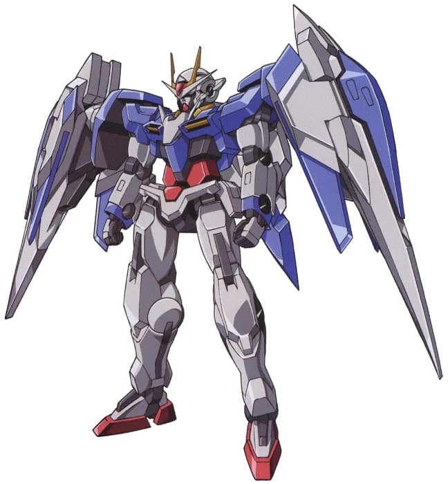 GN-0000+GNR-010 00 Raiser — Twin Drive System-Equipped Mobile Suit (Anno Domini)