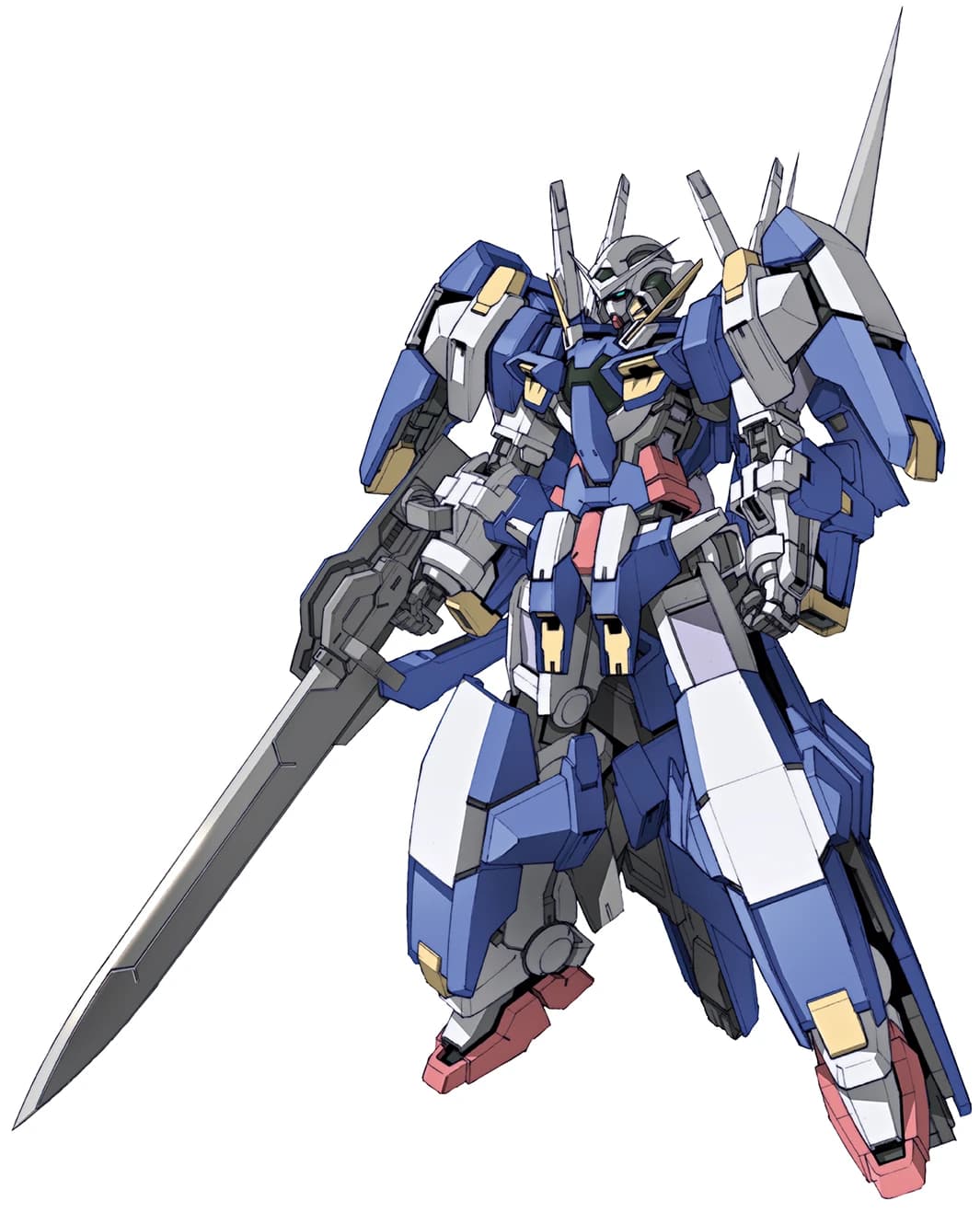 GN-001/hs-A01D Gundam Avalanche Exia' — High Mobility Space Mobile Suit (Anno Domini)