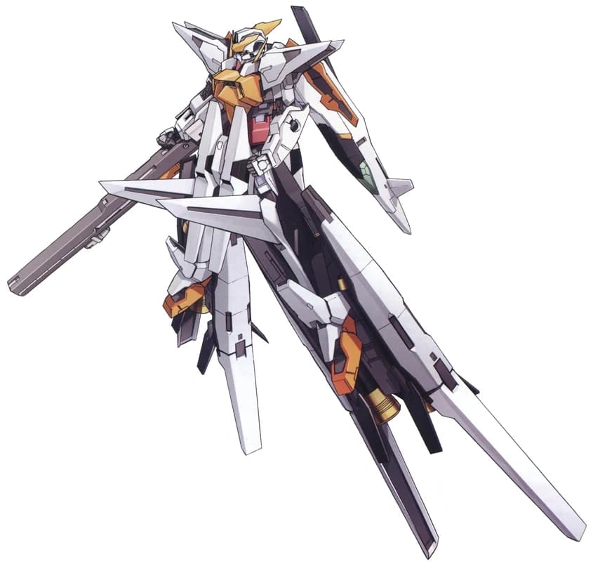 GN-003/af-G02 Gundam Kyrios Gust — Transformable High Altitude Combat Use Mobile Suit (Mobile Suit Gundam 00V)