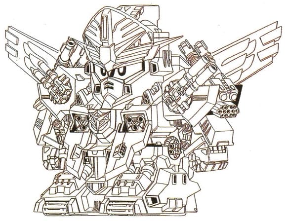GSG-001V General Gundam — Transformable Ship (SD Gundam)