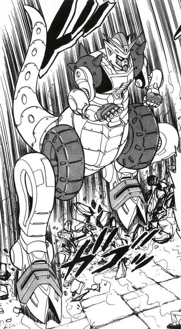 Gundam Crocodile — Transformable Mobile Fighter (Mobile Fighter G Gundam Side Story: Flying Dragon Legend)